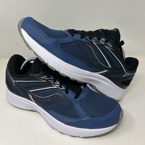 Saucony Cohesion Mens Size 10.5 Shoes S20628-3 Blue White Sneakers GREAT!